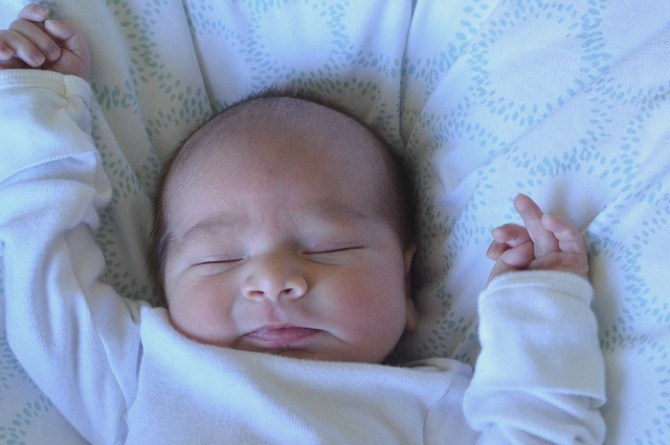 first smile, baby, newborn, infant, sleep, nap