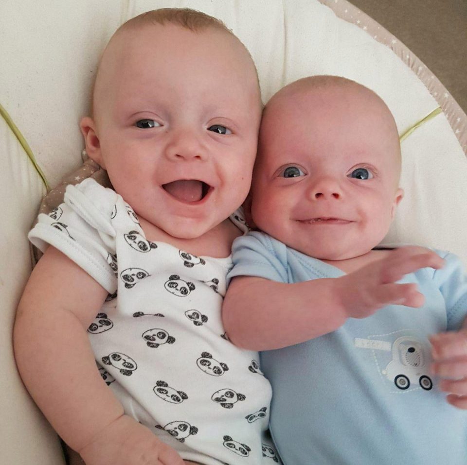  The tragic tot's mum was heard screaming for help when she found them in their cot