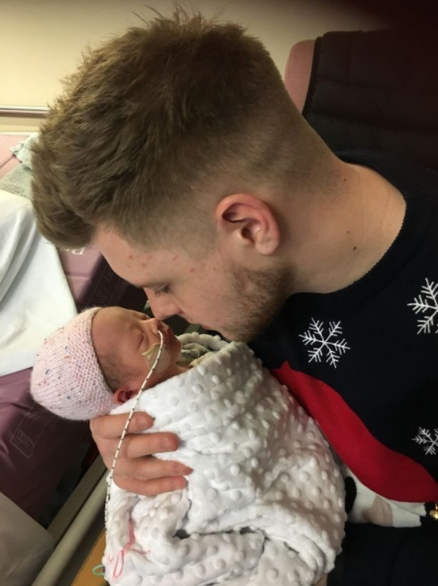 Double Christmas cheer for young couple who welcomed two babies in 2017 just 11 months apart