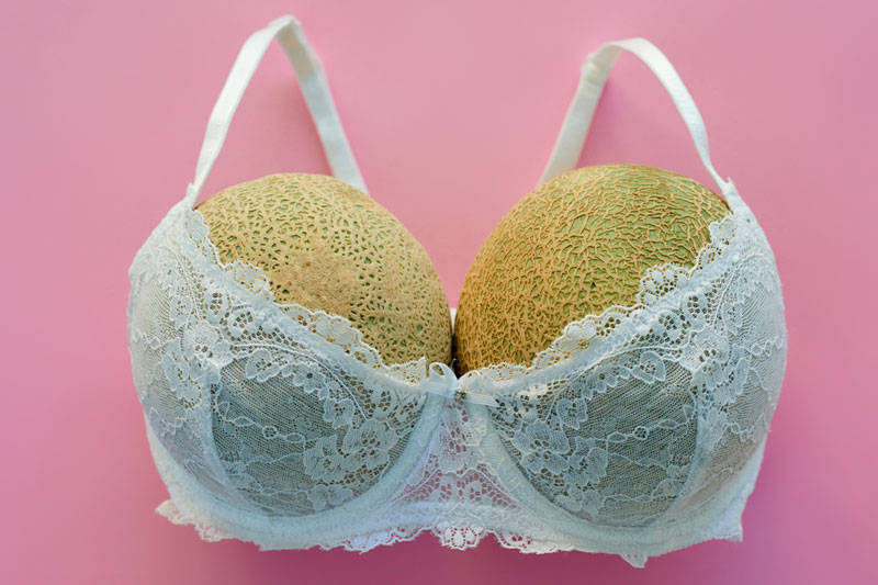 Melons in bra