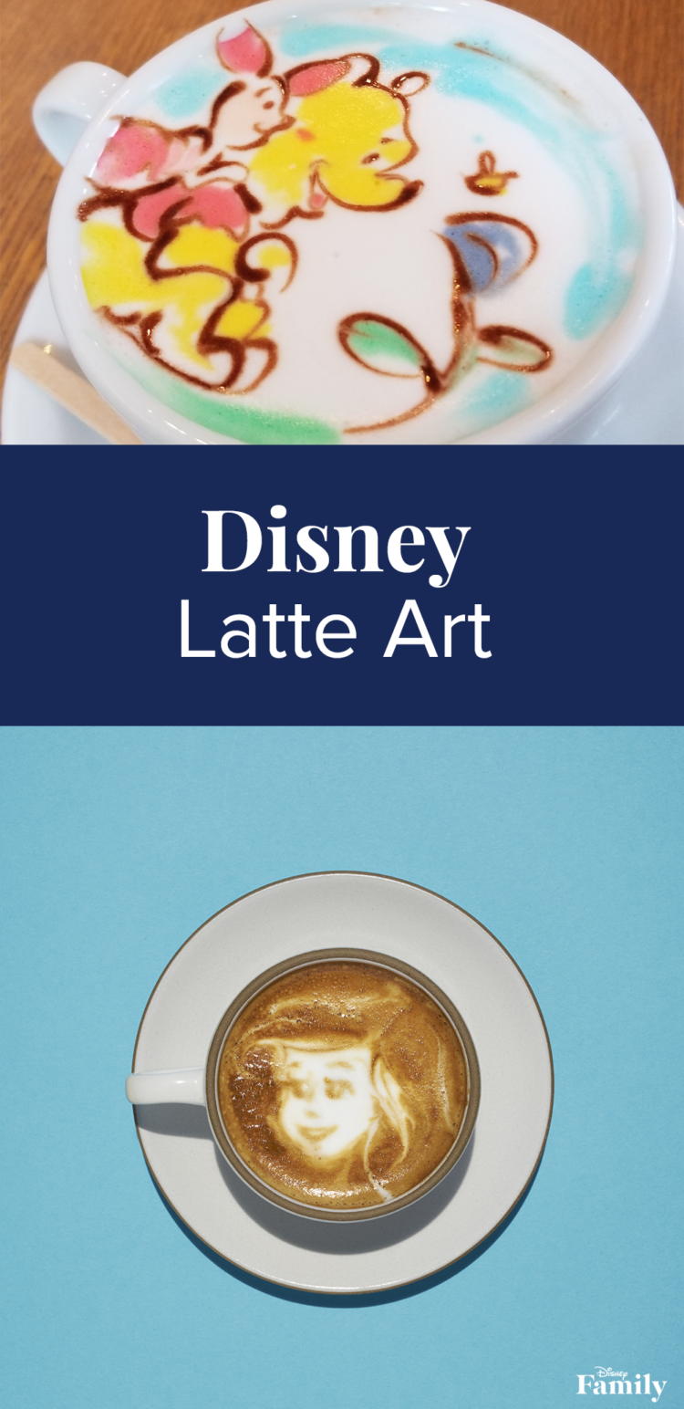 disney latte art