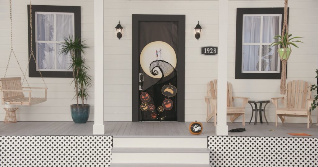 nightmare before christmas door decor