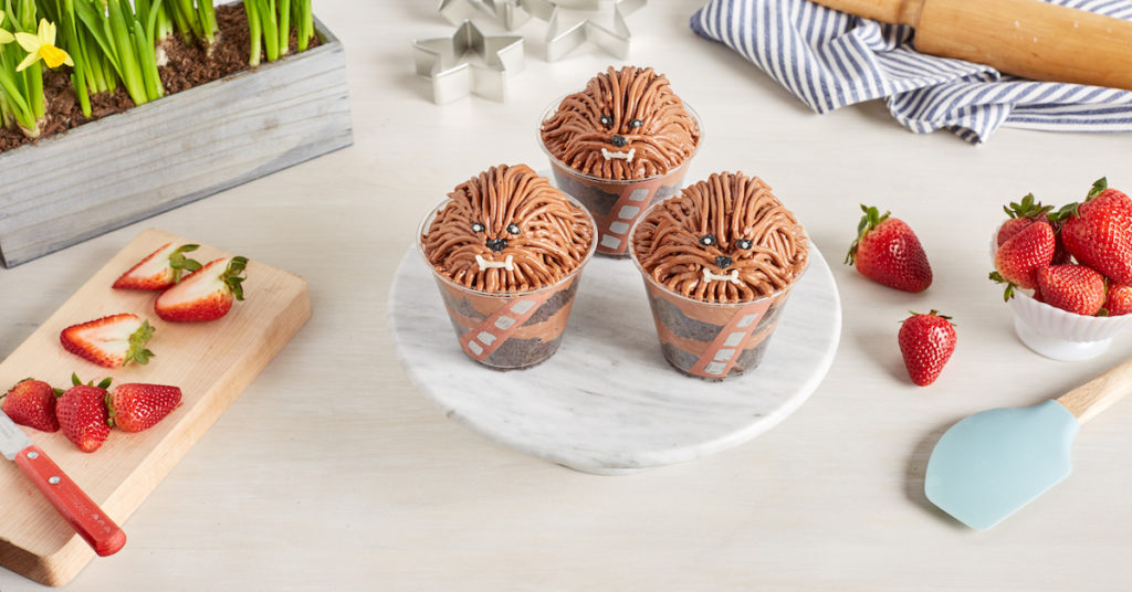 chewbacca cake cups
