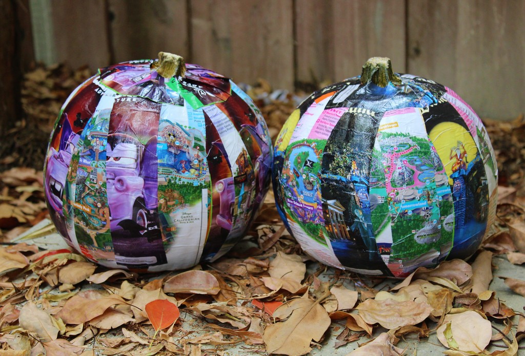 decoupage pumpkin