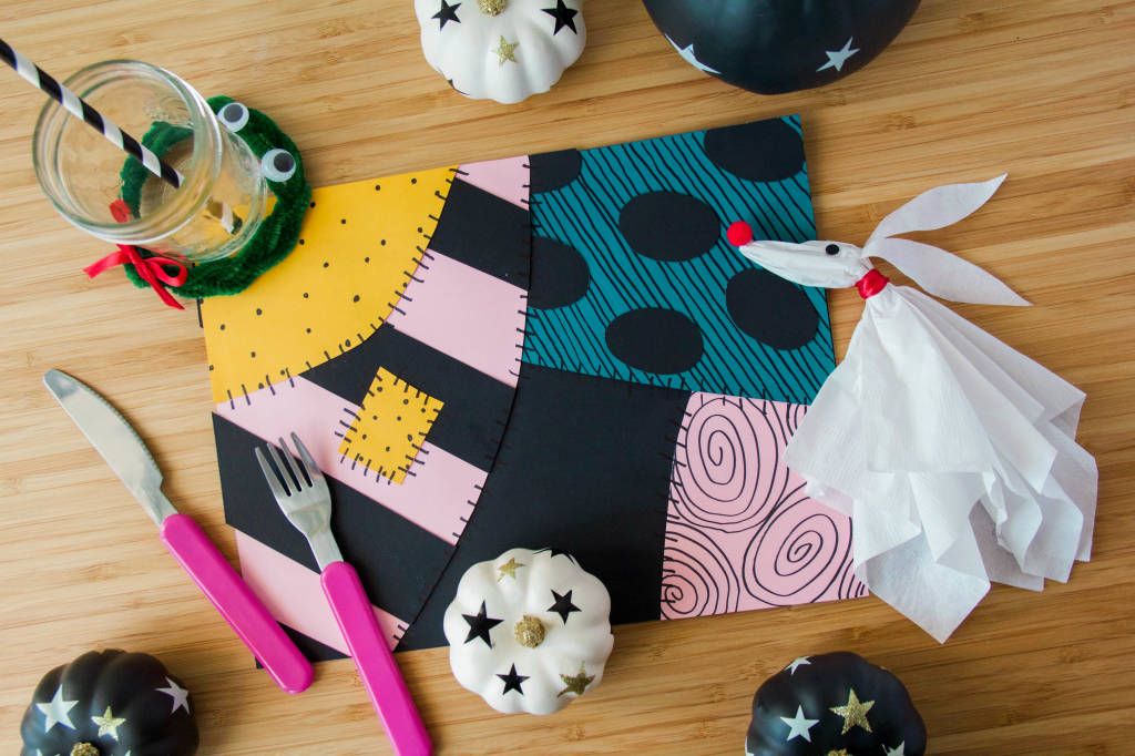 nightmare before christmas place setting