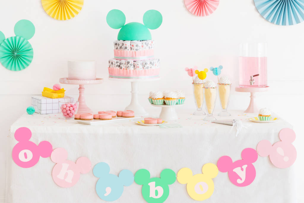 mickey baby shower
