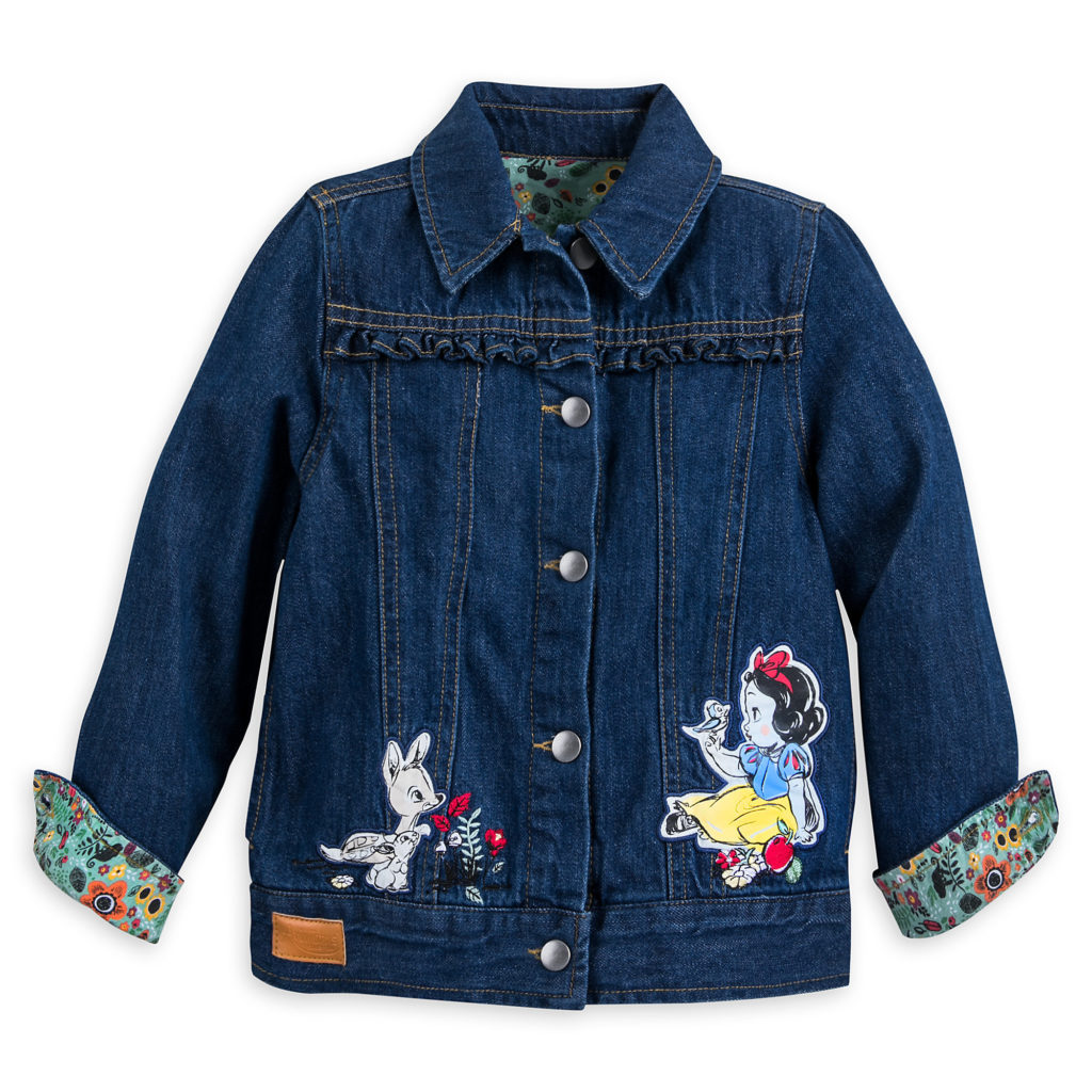 snow white denim jacket