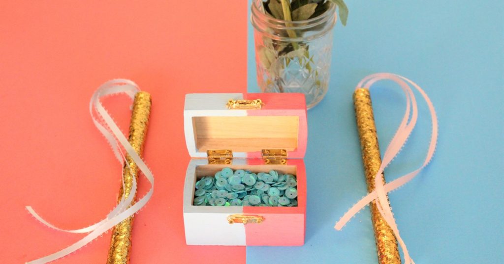 sleeping beauty gender reveal box