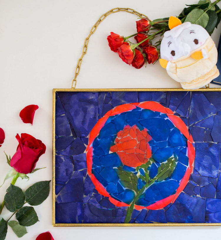 stained glass pasta art