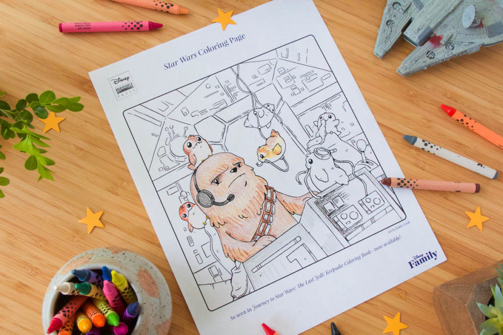 chewbacca coloring page