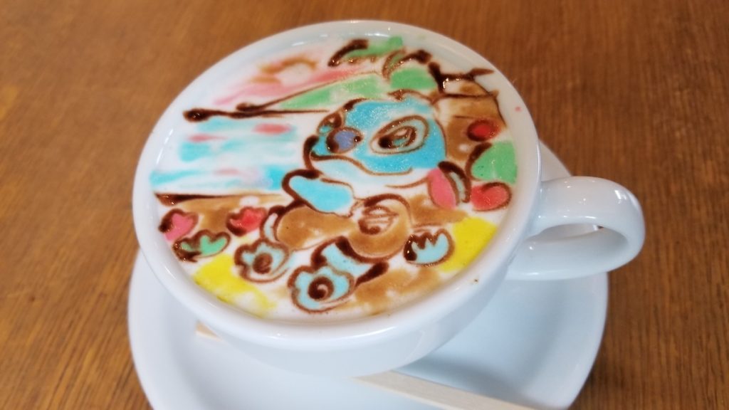 stitch latte art