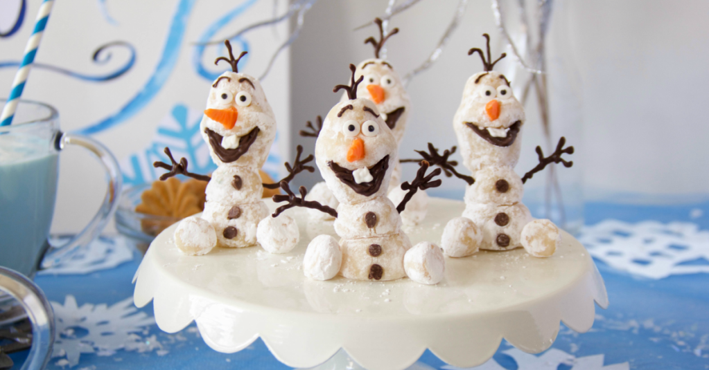 olaf marzipan cookies