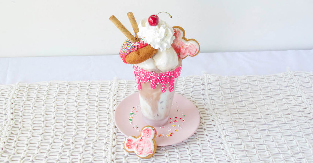 mickey ice cream sundae