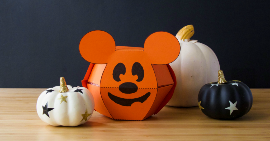 mickey pop-up jack o' lantern