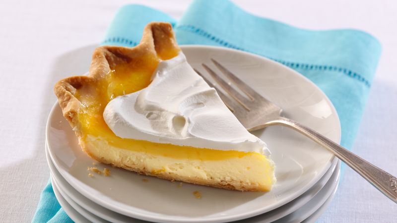 Lemon-Layer Cream Cheese Pie