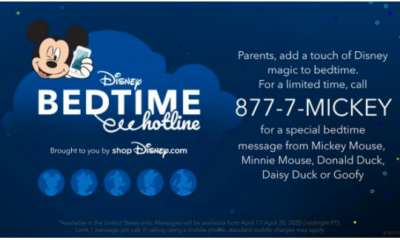 Get Kids to Sleep with A Call from Mickey and Friends for a Good Night Message