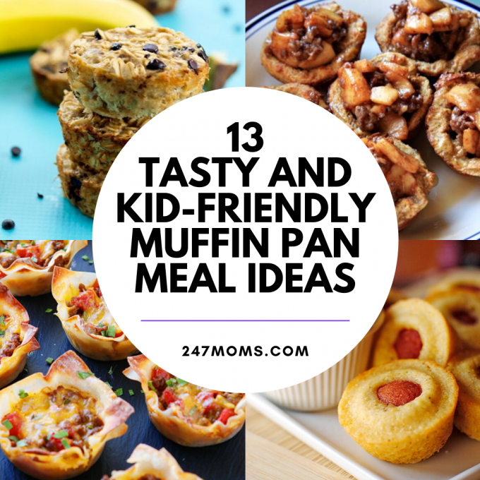 kid muffin pan meal