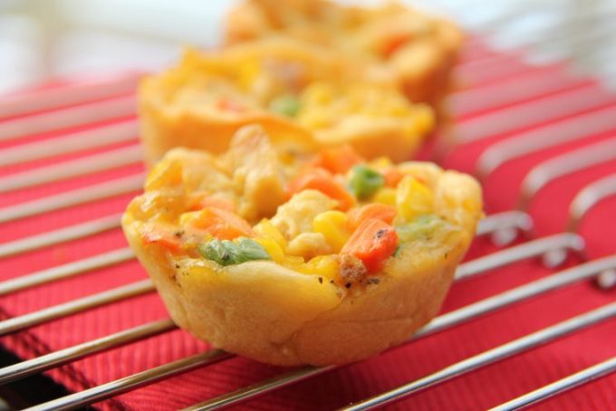 kid muffin pan meal