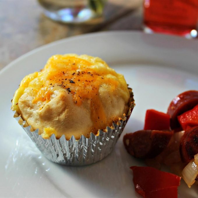 kid muffin pan meal