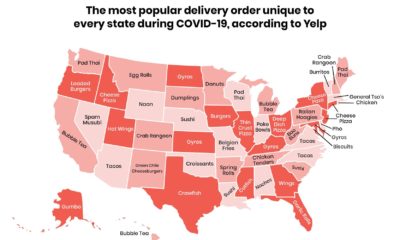 The Most Popular Food Delivery Orders In Every State Amid Coronavirus