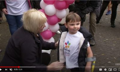 5-year-old boy walked with prosthetic legs, raised $1M for hospital that saved him