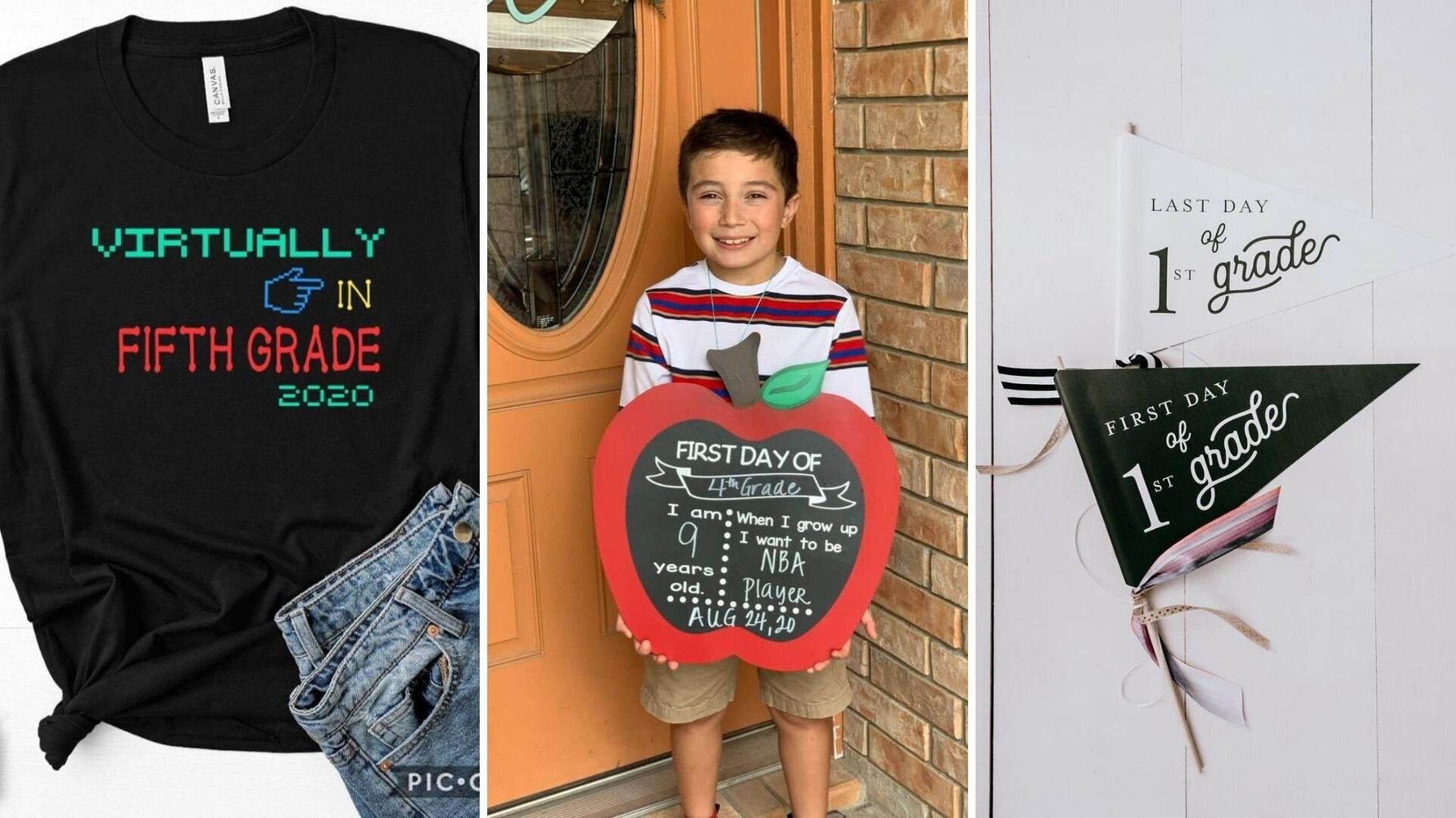 These First-Day-Of-School Photo Props Can Bring Some Normalcy To These Uncertain Times