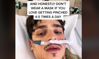 Man diagnosed with coronavirus documents struggles and shares it on TikTok