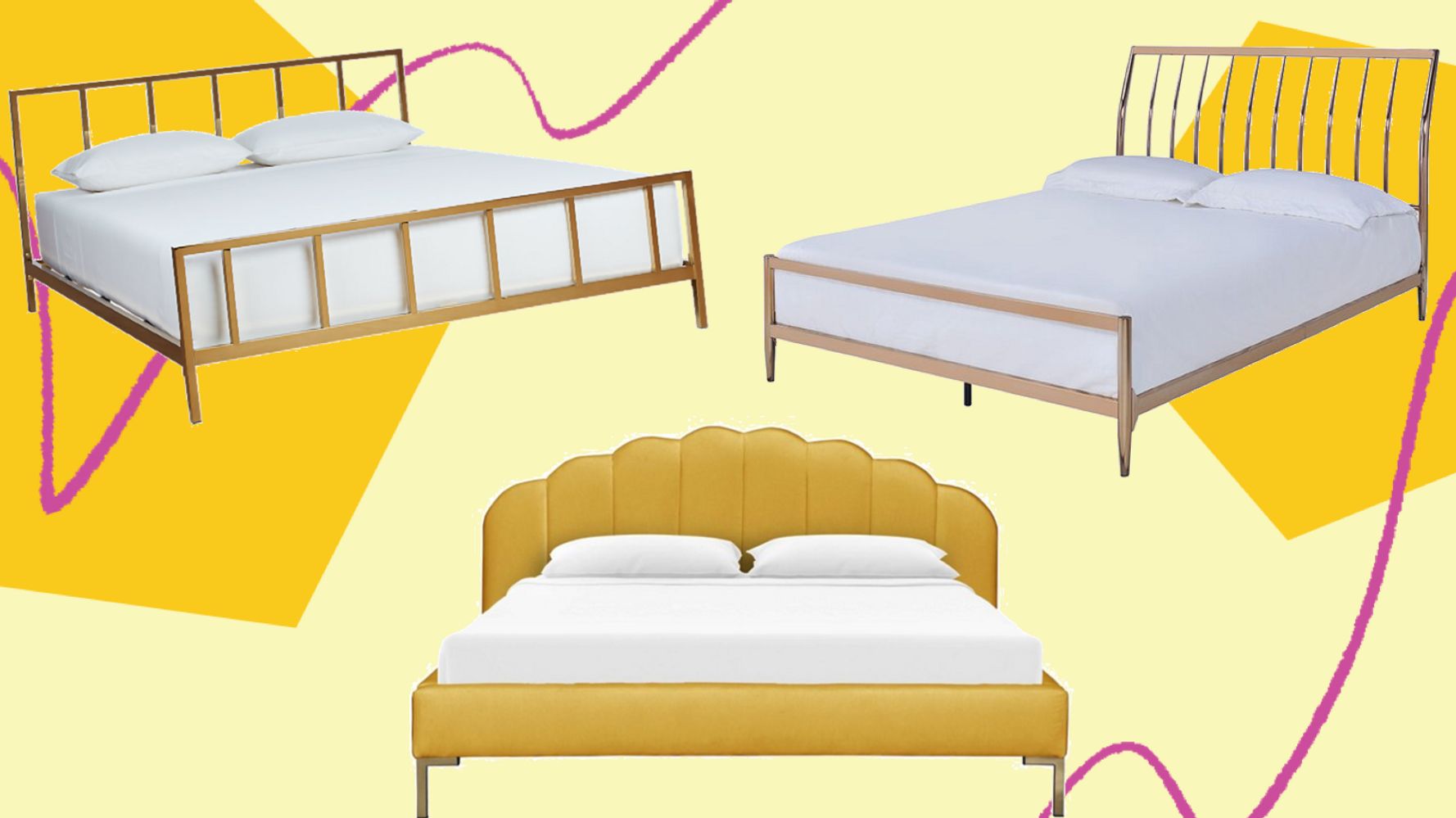 A Guide To The Prettiest Gold Bed Frames You Can Find Online