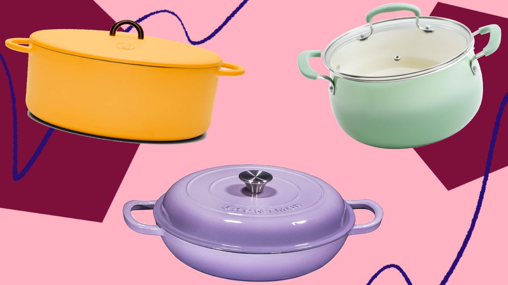 The Prettiest Pastel Cookware That Looks A Lot Like Le Creuset