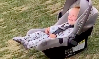 Baby Laughs Uncontrollably When Mom Missed Golf Shot [Viral Video]