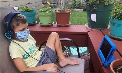 Dad shared how he got son to wear face mask