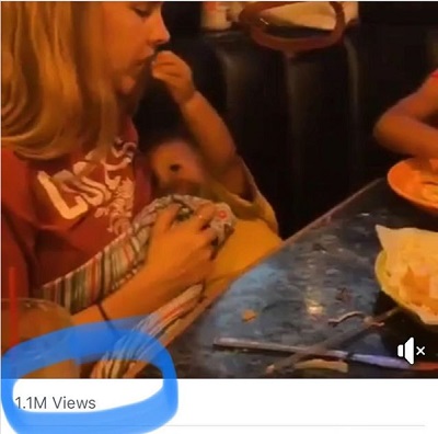 Viral Video: Baby of Breastfeeding Mom Feeds Her Fries