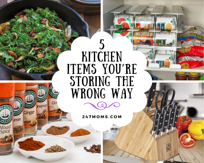 kitchen items you're storing