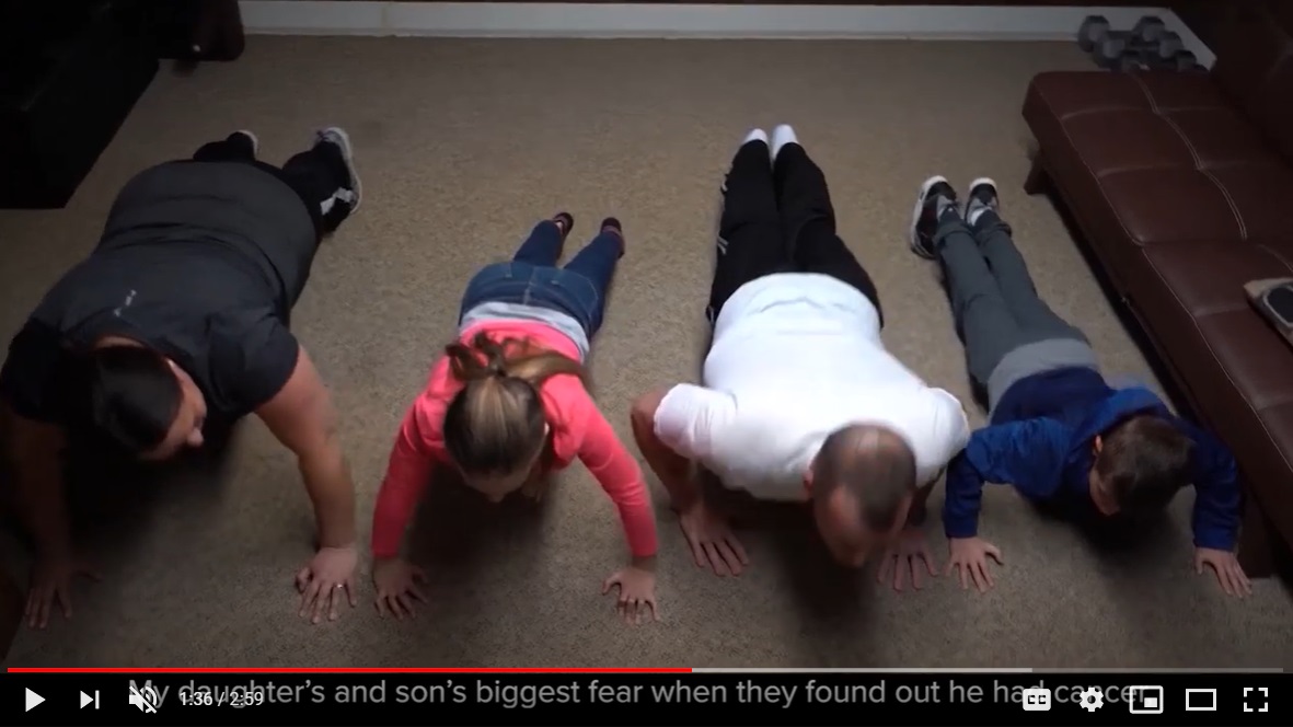 Army Veteran Dad Completes 176,200 Pushups to Raise Awareness About His Cancer Type