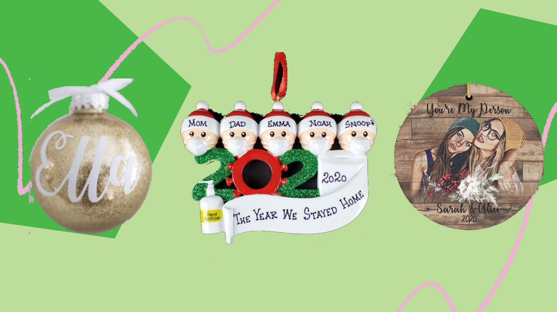 Here Are One-Of-A-Kind Personalized Ornaments To Give As Gifts