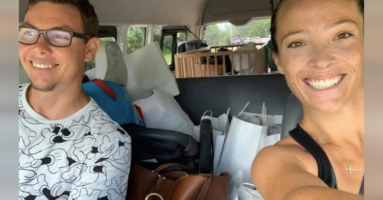 Couple Turns Hardship Into Kindness By Donating Food And Clothes To Families In Need.