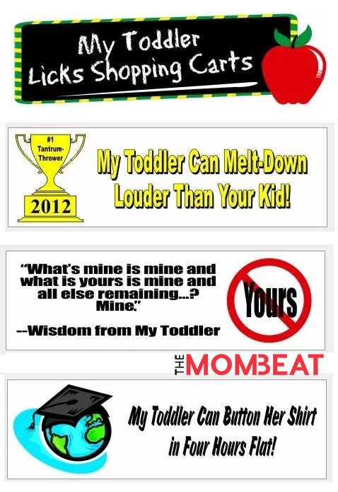 8 Bumper Stickers That Are Inspired by Toddlers - The Mom Beat