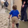 Paralympic Medalist Drops Everything To Encourage 2-Yr-Old Trying Out 1st Prosthetic.
