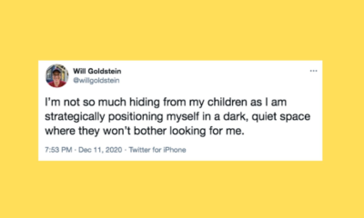 45 Too-Real Tweets About Parents Hiding From Their Kids