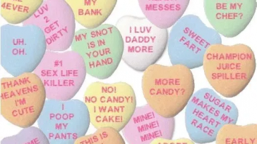 Valentine’s Day Candy Hearts for Toddlers