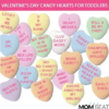 Valentine’s Day Candy Hearts for Toddlers