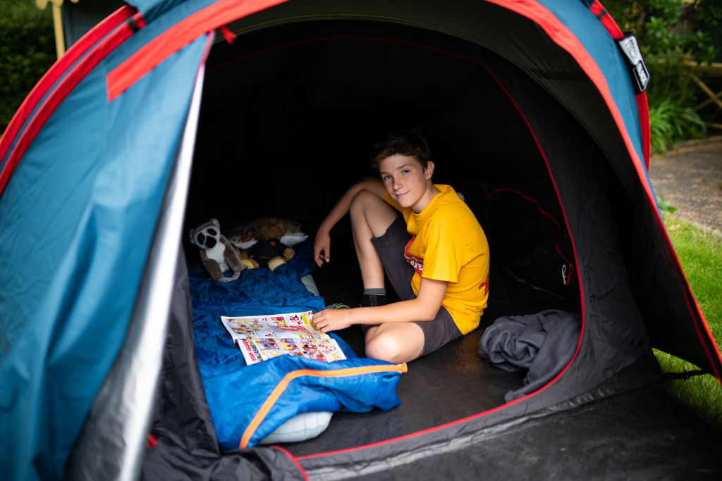 Why Boy in Tent in London Zoo Pledges to Keep Sleeping Outdoors