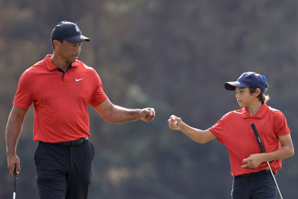 Charlie Woods Makes Dad Tiger Proud After Shooting Career-low 68 in Junior Golf Tournament