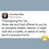 Perfectly Seasoned Thanksgiving Tweets From Funny Parents - Pregnancy & Newborn Magazine