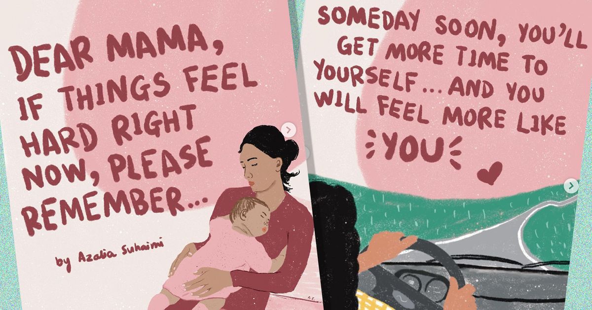 These Comforting Illustrations Are The Perfect Balm For Overwhelmed Moms