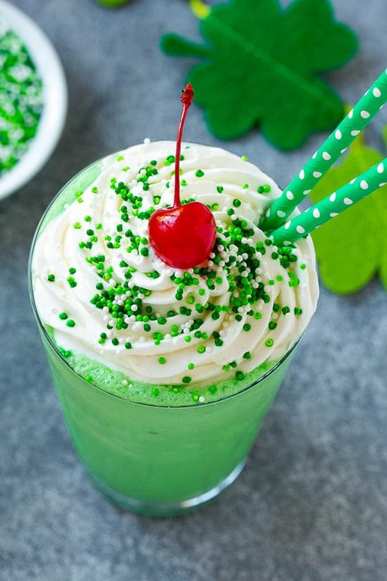 Shamrock Shake Recipe from Dinner at the Zoo