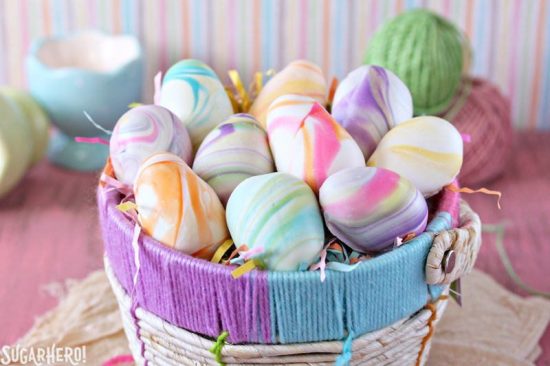 Marbled Easter Egg Truffles