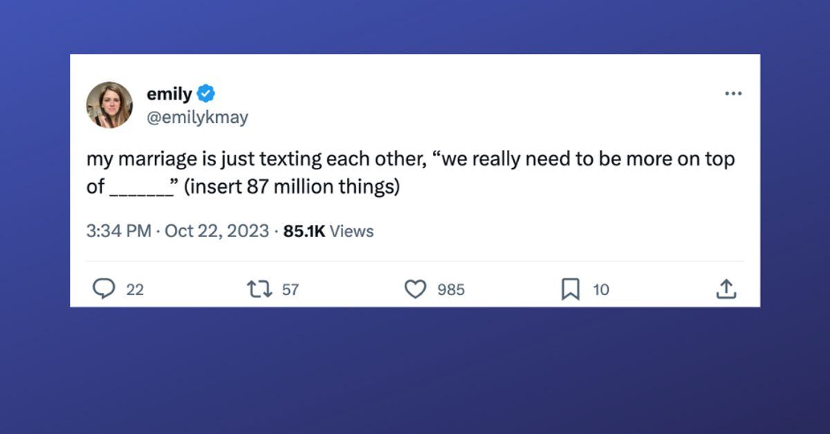 The Funniest Marriage Tweets To Get You Through This Week