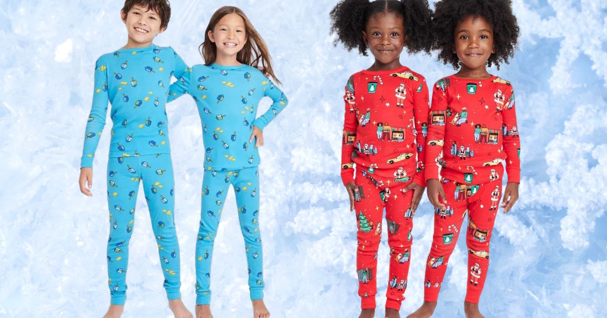 These Matching Holiday Pajamas For Kids Are Simply Too Cute