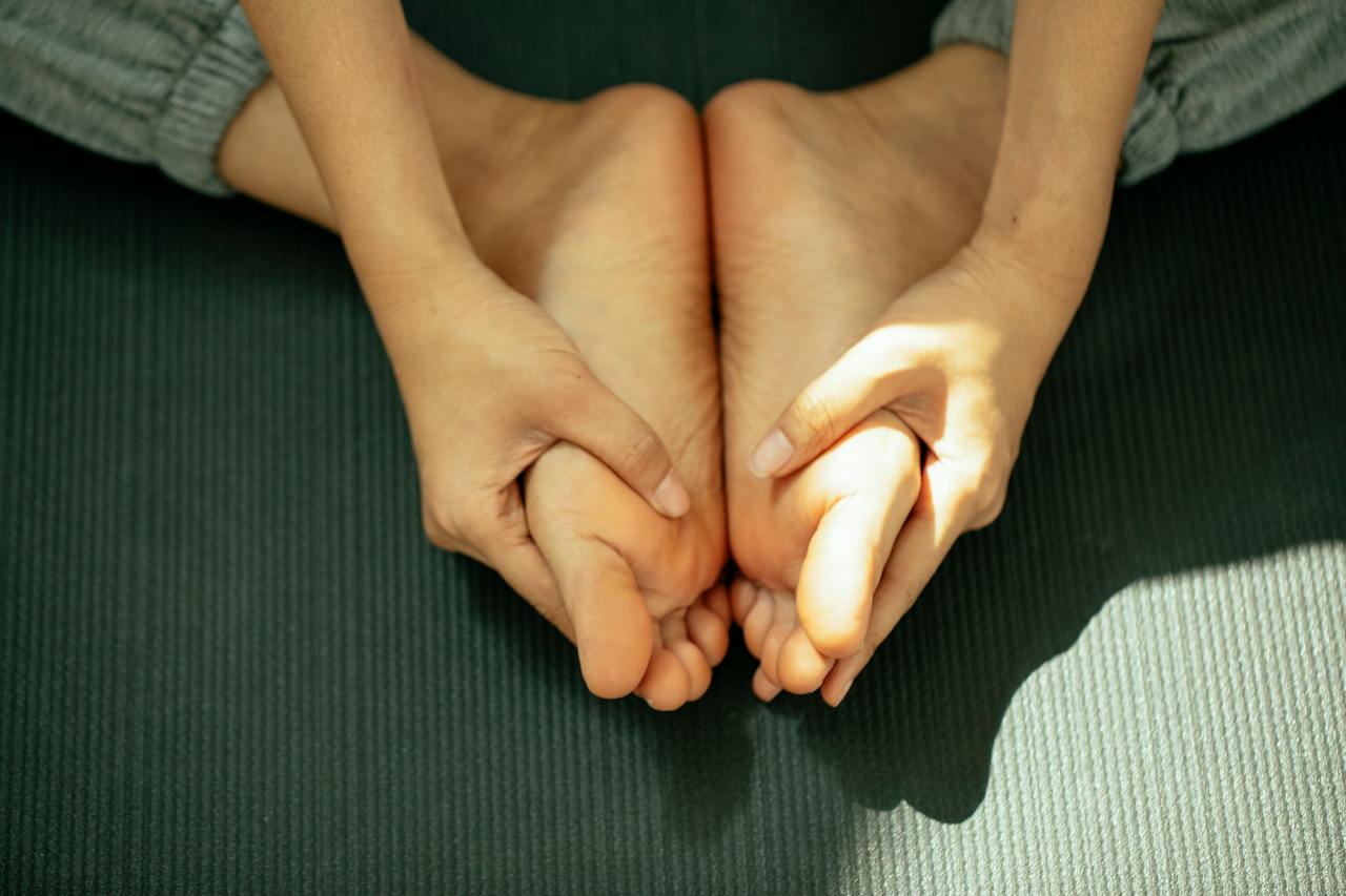 yoga pose feet